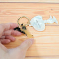 Japan Peanuts Acrylic Keychain 2 Charm - Snoopy : Pearl Marble Leopard Alphabet Y - 2