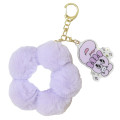 Japan Esther Bunny Fluffy Keychain - Flower Purple - 1