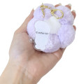 Japan Esther Bunny Fluffy Keychain - Flower Purple - 2