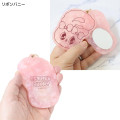Japan Esther Bunny Mirror Keychain Bag Charm - Pearl Marble Pink - 2