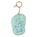 Japan Esther Bunny Mirror Keychain Bag Charm - Pearl Marble Blue - 1