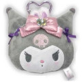 Japan Sanrio Plush Mirror - Kuromi : Pearls - 1