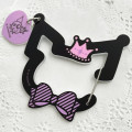 Japan Sanrio Acrylic Carabiner - Kuromi - 1
