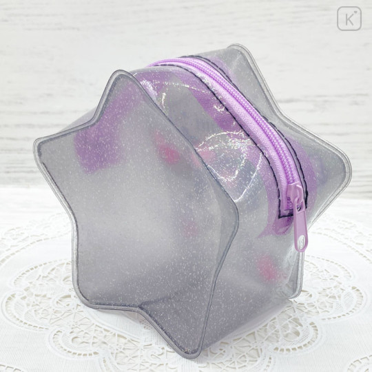 Japan Sanrio Clear Pouch - Kuromi - 2