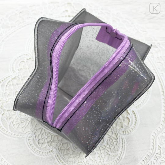 Japan Sanrio Clear Pouch - Kuromi - 3