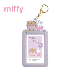 Japan Miffy Instant Photo Keychain - Boris & Miffy