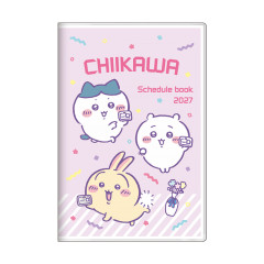 Japan Chiikawa A6 Planner Monthly Schedule Book - Chiikawa : Celebration 2027