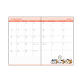 Japan Chiikawa A6 Planner Monthly Schedule Book - Chiikawa : Celebration 2027 - 2