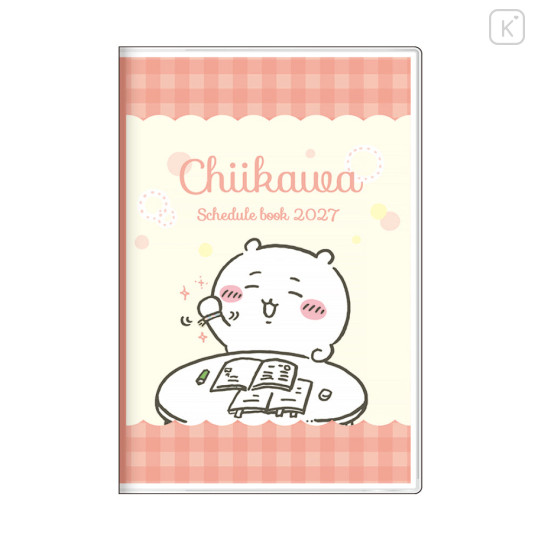 Japan Chiikawa A6 Planner Monthly Schedule Book - Chiikawa : Cheer 2027 - 1