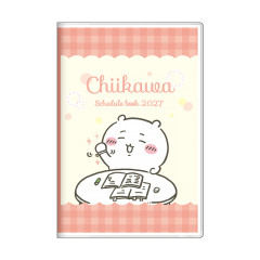Japan Chiikawa A6 Planner Monthly Schedule Book - Chiikawa : Cheer 2027
