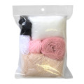 Japan Chiikawa Hamanaka Knit Plush Crochet Kit - Furuhonya Kani-chan - 4