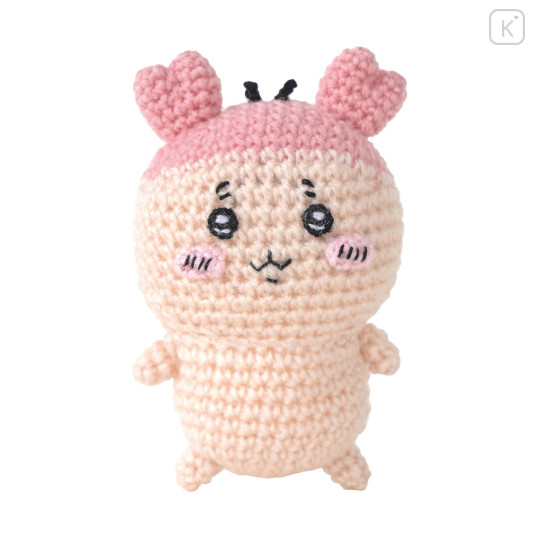 Japan Chiikawa Hamanaka Knit Plush Crochet Kit - Furuhonya Kani-chan - 5