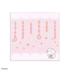 Japan Chiikawa Mini Towel Handkerchief - Chiikawa : Munyamunya Pink
