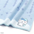 Japan Chiikawa Mini Towel Handkerchief - Hachiware : Munyamunya Blue - 2