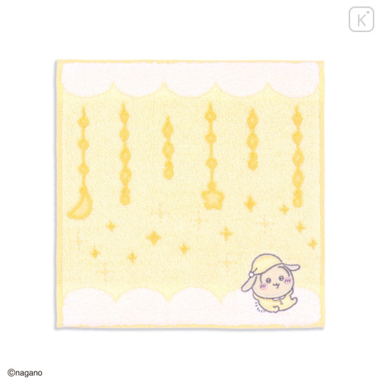 Japan Chiikawa Mini Towel Handkerchief - Usagi : Munyamunya Yellow - 1