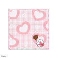 Japan Chiikawa Mini Towel Handkerchief - Chiikawa : Chocolate & Cookie Pink - 1