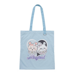 Japan Chiikawa Tote Bag - Furuhonya Kani-chan & Momonga : Magical Chiikawa Saxophone