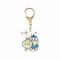 Japan Chiikawa Acrylic Keychain - Hachiware : Chiikawa Land - 2