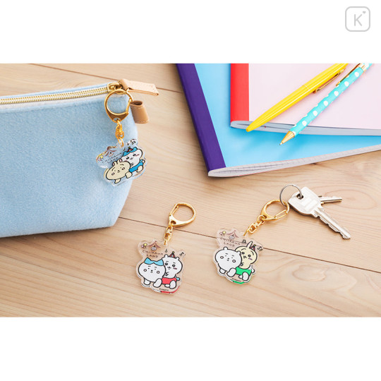 Japan Chiikawa Acrylic Keychain - Hachiware : Chiikawa Land - 3