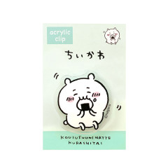Japan Chiikawa Acrylic Clip - Chiikawa : Munching