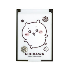 Japan Chiikawa Card Mirror - Chiikawa : Monotone Daisy