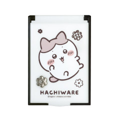 Japan Chiikawa Card Mirror - Hachiware : Monotone Daisy