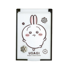 Japan Chiikawa Card Mirror - Usagi : Monotone Daisy