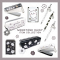 Japan Chiikawa Folding Brush & Comb - Hachiware : Monotone Daisy - 2