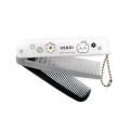 Japan Chiikawa Folding Brush & Comb - Usagi : Monotone Daisy - 4