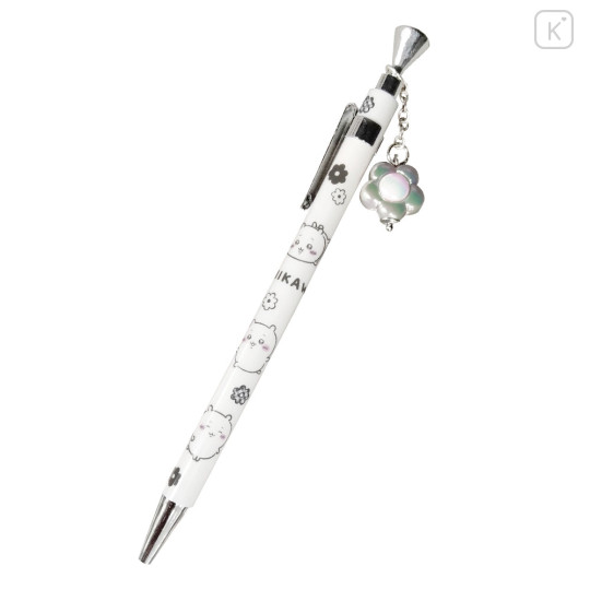 Japan Chiikawa Charm Ballpoint Pen - Chiikawa : Monotone Daisy - 1