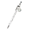 Japan Chiikawa Charm Ballpoint Pen - Hachiware : Monotone Daisy - 1