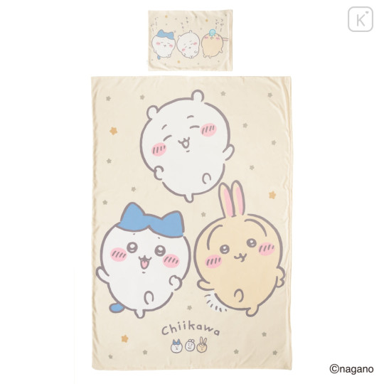 Japan Chiikawa Duvet Cover & Pillowcase Set - Chiikawa & Hachiware & Usagi : Star - 1