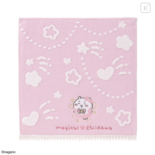 Japan Chiikawa Towel Handkerchief - Chiikawa : Transformation Pink - 1