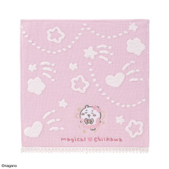 Japan Chiikawa Towel Handkerchief - Chiikawa : Transformation Pink