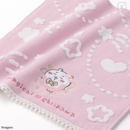 Japan Chiikawa Towel Handkerchief - Chiikawa : Transformation Pink - 2