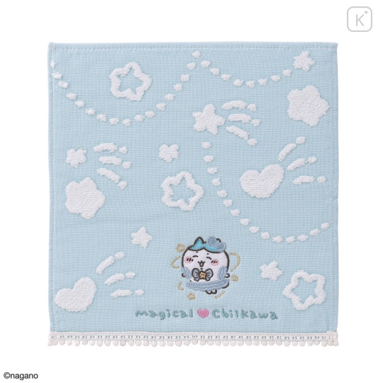 Japan Chiikawa Towel Handkerchief - Hachiware : Transformation Blue - 1