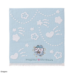 Japan Chiikawa Towel Handkerchief - Hachiware : Transformation Blue
