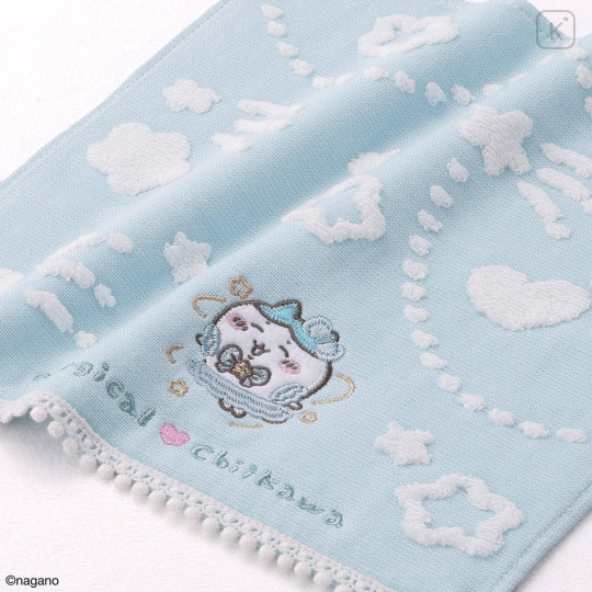 Japan Chiikawa Towel Handkerchief - Hachiware : Transformation Blue - 2