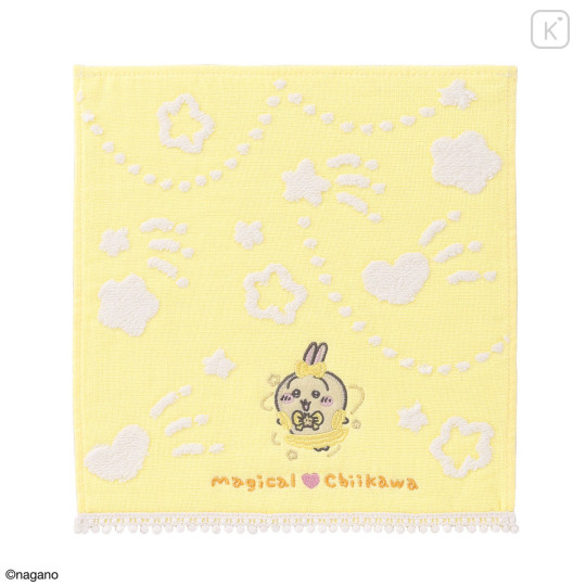 Japan Chiikawa Towel Handkerchief - Usagi : Transformation Yellow - 1