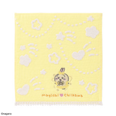Japan Chiikawa Towel Handkerchief - Usagi : Transformation Yellow