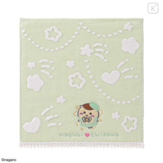Japan Chiikawa Towel Handkerchief - Kurimanju : Transformation Green - 1