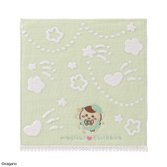 Japan Chiikawa Towel Handkerchief - Kurimanju : Transformation Green