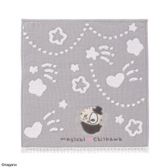 Japan Chiikawa Towel Handkerchief - Rakko : Transformation Gray