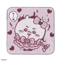 Japan Chiikawa Towel Handkerchief - Chiikawa : Bad Version Pink