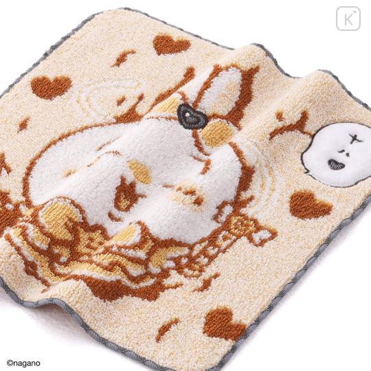 Japan Chiikawa Towel Handkerchief - Usagi : Bad Version Orange - 2