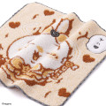 Japan Chiikawa Towel Handkerchief - Usagi : Bad Version Orange - 2