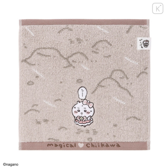 Japan Chiikawa Towel Handkerchief - Chiikawa : The Final Battle Pink - 1