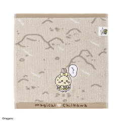 Japan Chiikawa Towel Handkerchief - Usagi : The Final Battle Yellow