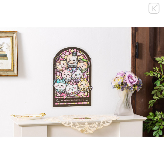 Japan Chiikawa Stained Glass Style Wall Sticker - Magical Chiikawa - 2