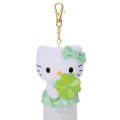 Japan Sanrio Chokkorisan Key Charm Mascot - Hello Kitty : Clover - 1